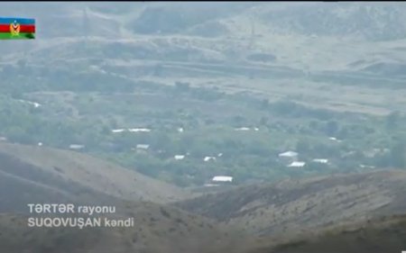 Müdafiə Nazirliyi işğaldan azad olunan Suqovuşan kəndinin görüntüsünü yayıb - VİDEO