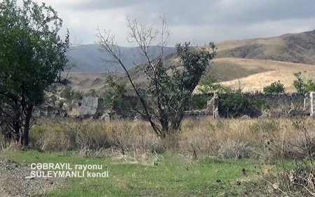 İşğaldan azad olunmuş daha bir kəndin görüntüsü - VİDEO
