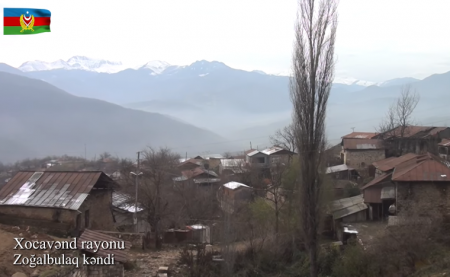 Xocavəndin Zoğalbulaq kəndinin görüntüləri - VIDEO
