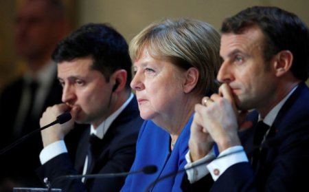 Merkel, Makron və Zelenski Rusiyaya çağırış etdilər