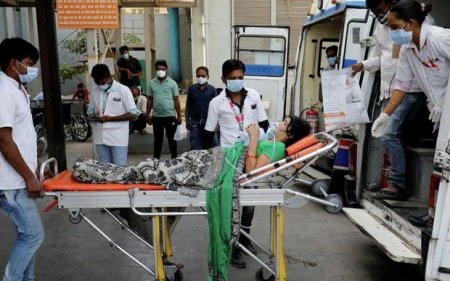 Hindistanda koronavirusdan sutkalıq ölüm sayında rekord qeydə alınıb