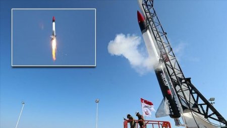 Türkiyədə Ay missiyasında istifadə ediləcək raketin sınaqları keçirilib