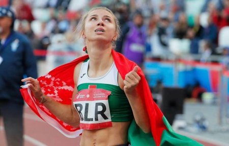Olimpiadadan uzaqlaşdırılan belaruslu atlet ölkəsinə qayıtmaqdan imtina edib