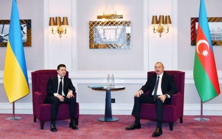 İlham Əliyev Brüsseldə Volodimir Zelenski ilə görüşdü - YENİLƏNİB + FOTO