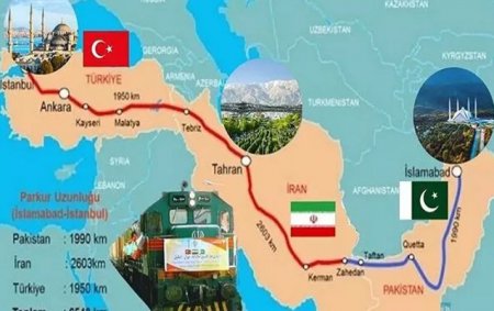 İstanbul-Tehran-İslamabad dəmir yolu xətti istifadəyə verildi
