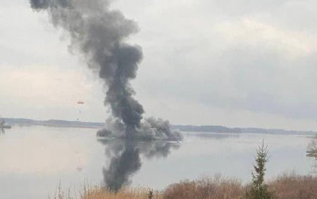 Ukrayna hərbçiləri rusların daha bir helikopterini vurdu - Foto