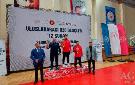 Gənc sərbəst güləşçilərimiz Türkiyədən 10 medalla qayıdır