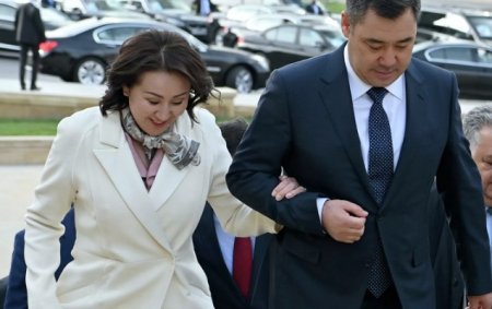 Qırğızıstan Prezidenti və xanımının şərəfinə rəsmi ziyafət verildi
