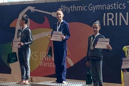Azərbaycan gimnastları Polşada iki medal qazanıb - FOTO