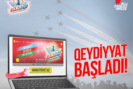 “TEKNOFEST Azərbaycan” festivalında ziyarətçi qeydiyyatına START VERİLİB