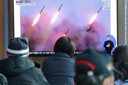 Şimali Koreya üç ballistik raketin sınağını keçirib