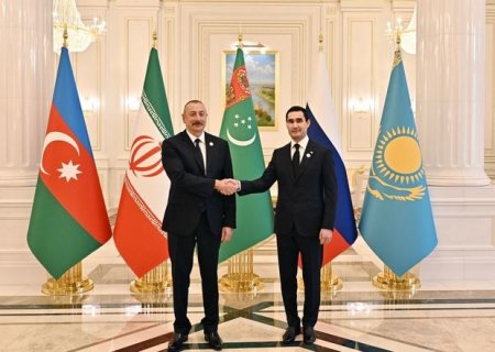 İlham Əliyev Türkmənistan prezidenti ilə görüşdü - YENİLƏNİB + FOTO