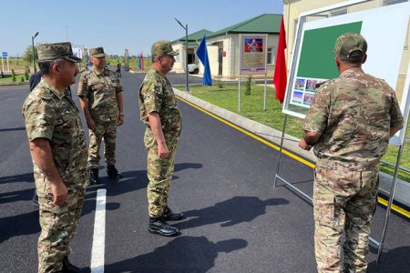 Xocavənd rayonu ərazisində yeni hərbi hissənin açılışı olub - FOTO/VİDEO