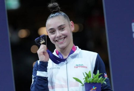 17 yaşlı Azərbaycan əsilli gimnast Avropa çempionu oldu - FOTO