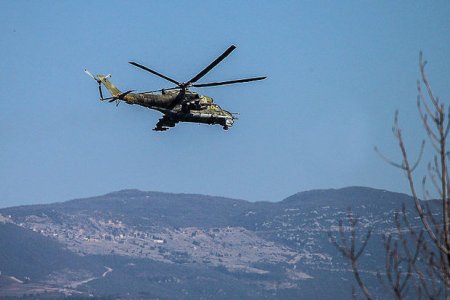 Suriyada hərbi helikopter qəzaya uğrayıb: Bütün heyət ölüb