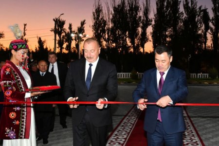 Bişkekdə Qırğızıstan-Azərbaycan Dostluq Parkı açılıb - YENİLƏNİB + FOTO/VİDEO
