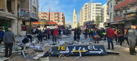 Türkiyənin Şanlıurfa şəhərində partlayış olub, yaralananlar var - FOTO