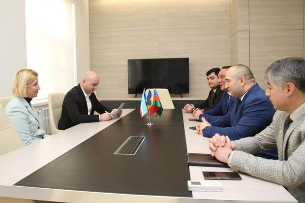Qaqauziya başqanı Azərbaycan-Moldova Gənclər Forumunun təşkilatçılarını qəbul etdi - FOTO
