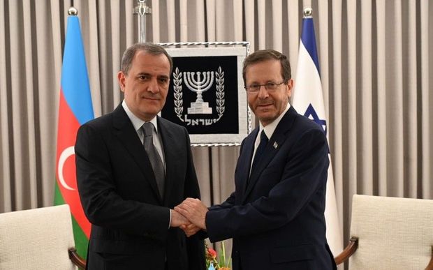 İsrail prezidenti Ceyhun Bayramovu qəbul etdi - FOTO
