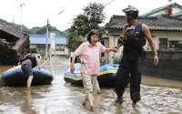 Yaponiyada güclü yağış insan tələfatına səbəb olub